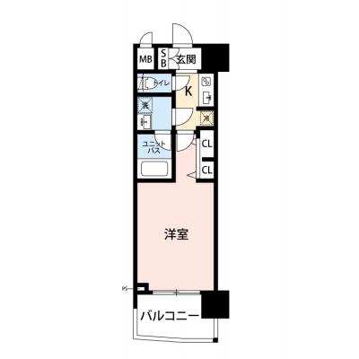 【🍧夏のクールダウン価格！🍧】【禁煙🚭】マイナビSTAY谷町四丁目駅前　1303の物件間取り図