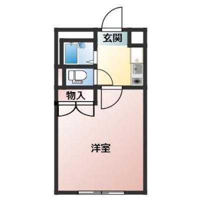 クレインヒルなぎさ　　海の近くで静かに過ごせる環境の物件間取り図