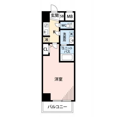 【🍂!期間限定ほっと価格！🍂】【禁煙🚭/Wi-Fi無料🌐】マイナビSTAY西本町　804の間取り図