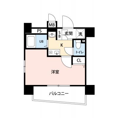 【🎉初期費用オフ｜お得なキャンペーン】【禁煙🚭/Wi-Fi無料🌐】マイナビSTAY EL東梅田　301の物件間取り図