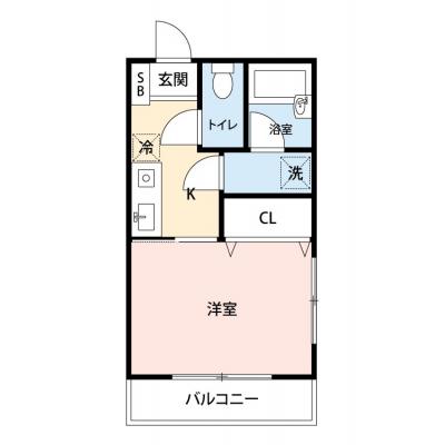 【🌿快適シーズンの引越し応援キャンペーン🏡🌈】【禁煙🚭/Wi-Fi無料🌐】マイナビSTAYミライエ三鷹台A棟　301の物件間取り図