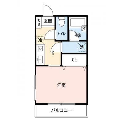 【🌿快適シーズンの引越し応援キャンペーン🏡🌈】【禁煙🚭/Wi-Fi無料🌐】マイナビSTAYミライエ三鷹台A棟　306の物件間取り図