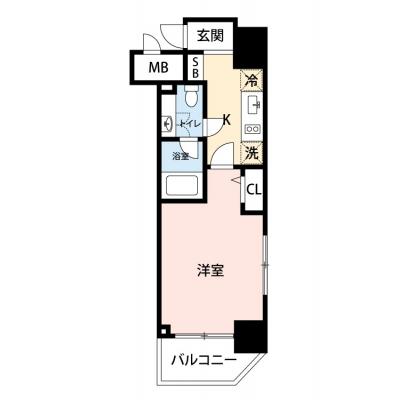 【🌿快適シーズン引越し応援キャンペーン🏡🌈】【禁煙🚭/テレワークに最適🌟無料高速Wi-Fi使い放題🎧】マイナビSTAYエボルブ高輪ゲートウェイ　501の物件間取り図