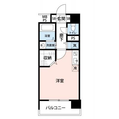 【🍡！秋の大感謝価格！🍡】【禁煙🚭/Wi-Fi無料🌐】マイナビSTAY本町公園　1106の間取り図