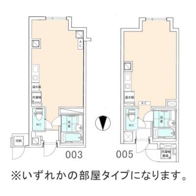 アパマートマンスリー富山駅前 桜町 1R (de)の間取り図