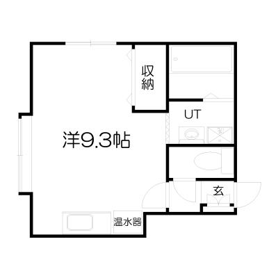 POROKARI旭川医科大学病院前A/エアコン/駐車場有の物件間取り図