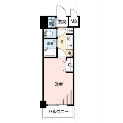 【🎉初期費用オフ｜お得なキャンペーン】【禁煙🚭】マイナビSTAYミライエ鵜の木　411の物件間取り図