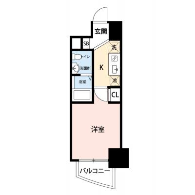 【🎍年末年始大感謝祭🎍】【禁煙🚭/Wi-Fi無料🌐】マイナビSTAY本町グランデ　613の物件間取り図