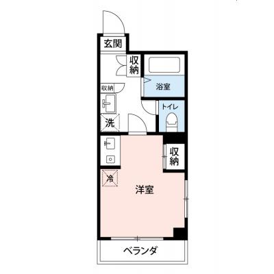 【🎉初期費用オフ｜お得なキャンペーン】【禁煙🚭/Wi-Fi無料🌐】マイナビSTAYミライエ本八幡駅前　601の物件間取り図