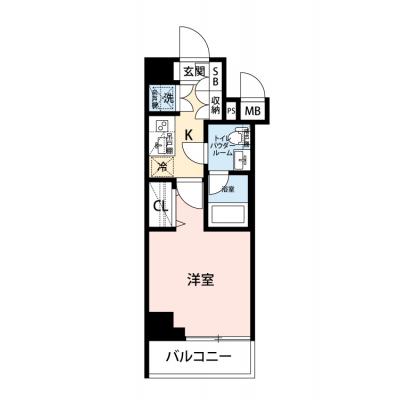 【🎉初期費用オフ｜お得なキャンペーン】【禁煙🚭/Wi-Fi無料🌐】マイナビSTAYモンターニュ武蔵小杉　604の物件間取り図