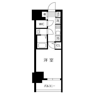 アットイン横浜24  『公式サイト限定キャンペーン実施中！室内画像も豊富で、お見積り／web予約も可能です！「アットイン公式」で検索！🔍』の間取り図