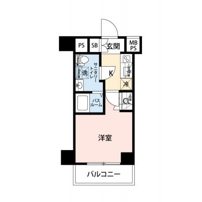 【🎉初期費用オフ｜お得なキャンペーン】【禁煙🚭/Wi-Fi無料🌐】マイナビSTAY横浜ザ・セントラル　617の物件間取り図