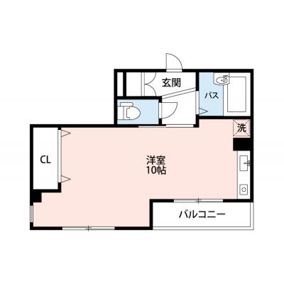◆パシオン西宮中央９【ネット無料(Wi-Fi対応)・駅近!!セパレート・洗面所独立・洗浄機能付き便座★オートロックあり】の物件間取り図