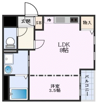 マンスリーリブマックス県立広島病院南ブランチェ▽【設備充実】≪エクセレントシリーズ≫の物件間取り図