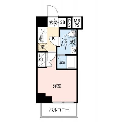 【🎉初期費用オフ｜お得なキャンペーン】【禁煙🚭/Wi-Fi無料🌐】マイナビSTAY横浜ザ・セントラル　219の物件間取り図