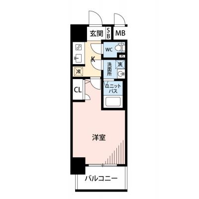 【🌈🍀初夏のお得キャンペーン開催🍀🌈】【禁煙🚭】マイナビSTAY谷町　710の物件間取り図