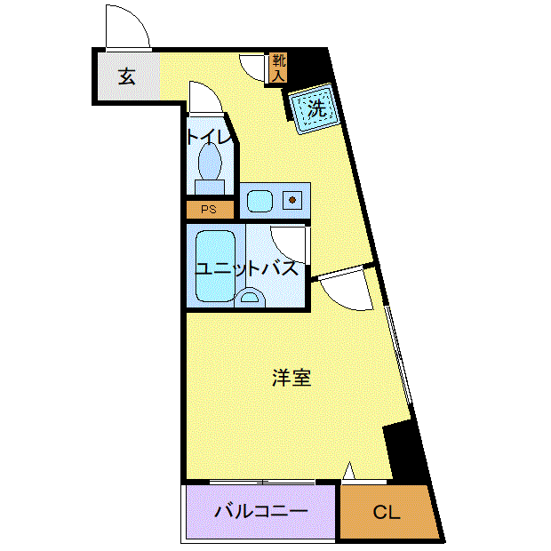 マンスリーリブマックス御茶ノ水順天堂フロント※『禁煙ルーム』【浴室乾燥付】≪スタンダードシリーズ≫の物件間取り図