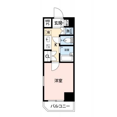【🌿快適シーズン引越し応援キャンペーン🏡🌈】【禁煙🚭】マイナビSTAYミライエ鷺ノ宮　206の物件間取り図