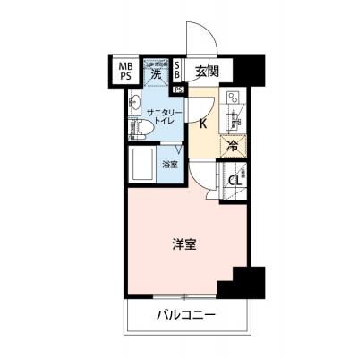 【🎉初期費用オフ｜お得なキャンペーン】【禁煙🚭/Wi-Fi無料🌐】マイナビSTAY横浜ザ・セントラル　511の物件間取り図
