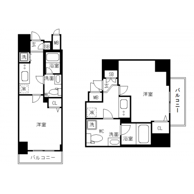 OneLife北千住プレヴィアス2ndの物件間取り図