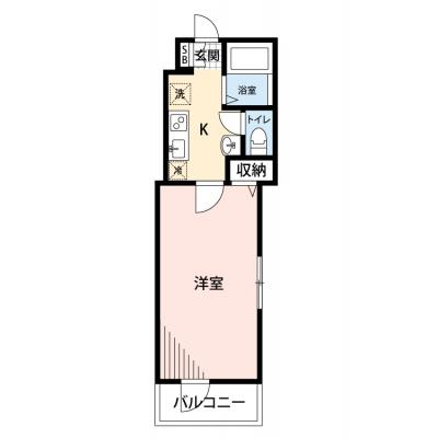 【🌈🍀初夏のお得キャンペーン開催🍀🌈】【禁煙🚭】マイナビSTAY西ヶ原　401の物件間取り図