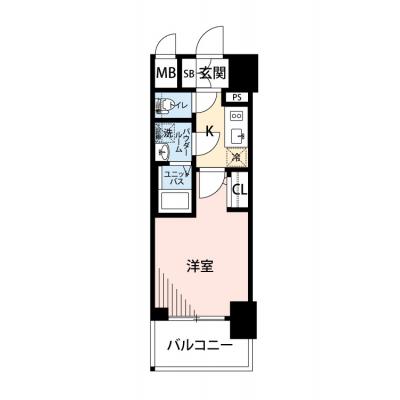 【🎉初期費用オフ｜お得なキャンペーン】【禁煙🚭/Wi-Fi無料🌐】マイナビSTAY京橋セントラル　707の間取り図