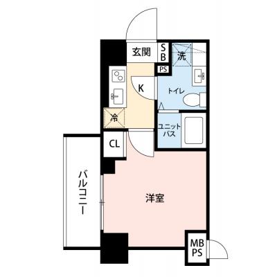 【🎉初期費用オフ｜お得なキャンペーン】【禁煙🚭/Wi-Fi無料🌐】マイナビSTAY横浜ザ・セントラル　521の物件間取り図