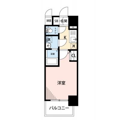 【🌈🍀初夏のお得キャンペーン開催🍀🌈】【禁煙🚭/テレワークに最適🌟無料高速Wi-Fi使い放題🎧】マイナビSTAY福島　307の物件間取り図