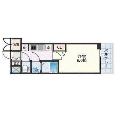 マンスリーリブマックス新栄町駅東デュリス△【Wi-Fi対応・設備充実】≪エクセレントシリーズ≫の物件間取り図