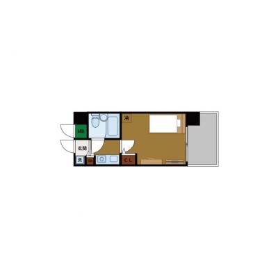 BraTTo弁天町港通【仮住まいの方🔍】弁天町駅徒歩10分圏内の賃料2500円/日お得物件💰の物件間取り図