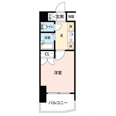 【🎉初期費用オフ｜お得なキャンペーン】【禁煙🚭】マイナビSTAYミライエ高円寺南5丁目　304の物件間取り図