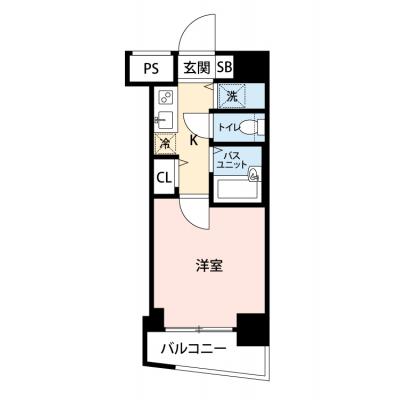 【🍡！秋の大感謝価格！🍡】【禁煙🚭/Wi-Fi無料🌐】マイナビSTAYミライエ後楽園　502の物件間取り図