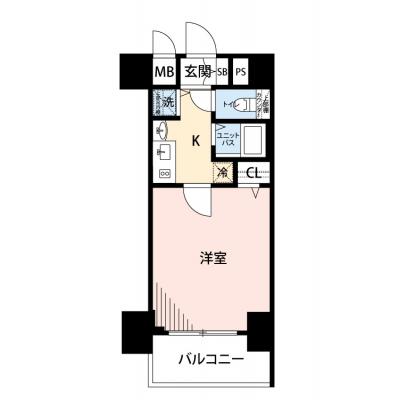 【🍂!期間限定ほっと価格！🍂】【禁煙🚭/Wi-Fi無料🌐】マイナビSTAY本町西アーバンスタイル　1505の間取り図