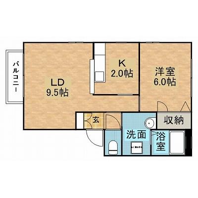 プロムナードの間取り図