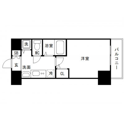 OneLife森ノ宮パークプレイス【▼室内見学可（※空室状況により、応相談）、大阪城徒歩圏内！】の物件間取り図