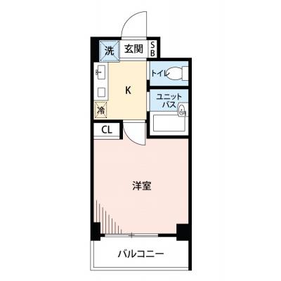 【🌿快適シーズン引越し応援キャンペーン🏡🌈】【禁煙🚭/テレワークに最適🌟無料高速Wi-Fi使い放題🎧】マイナビSTAYミライエ中落合　802の物件間取り図