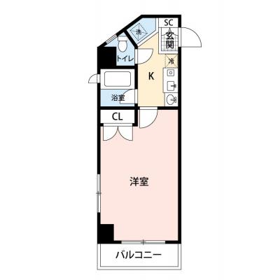 【🎉初期費用オフ｜お得なキャンペーン】【禁煙🚭/Wi-Fi無料🌐】マイナビSTAY新高円寺駅前　301の物件間取り図