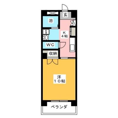 ★★リヴィエル柳町（※禁煙）★★　【さくらマンスリー】岡山駅周辺エリアのオススメ物件です♪の間取り図