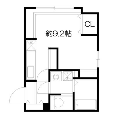 POROKARI麻生F/駐車場有/ネット無料/デザイナーズ！の物件間取り図