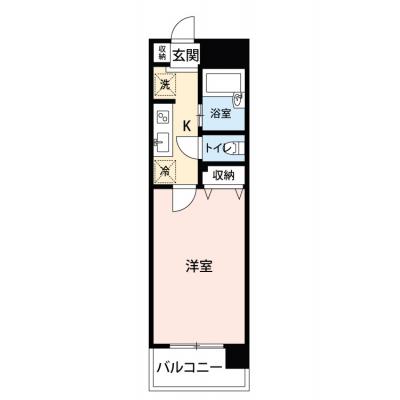 【🎉初期費用オフ｜お得なキャンペーン】【禁煙🚭】マイナビSTAY MAISON DE.F.　602の物件間取り図