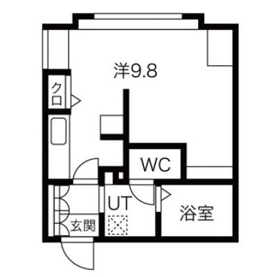 POROKARI麻生G/駐車場有/ネット無料/デザイナーズ！の物件間取り図