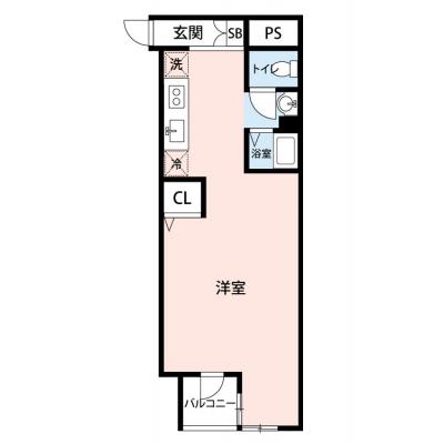 【🌿快適シーズンの引越し応援キャンペーン🏡🌈】【禁煙🚭/Wi-Fi無料🌐】マイナビSTAY南草津駅前　405の物件間取り図