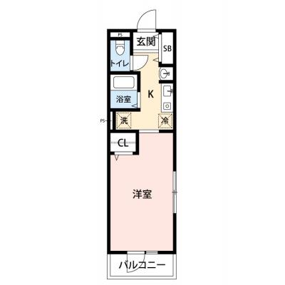【🎉初期費用オフ｜お得なキャンペーン】【禁煙🚭/Wi-Fi無料🌐】マイナビSTAYカーム世田谷松原　206の物件間取り図