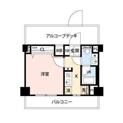 【🌸心機一転🌸春の引越し応援キャンペーン🏡🌷】【禁煙🚭/テレワークに最適🌟無料高速Wi-Fi使い放題🎧】マイナビSTAY八丁畷　403の物件間取り図