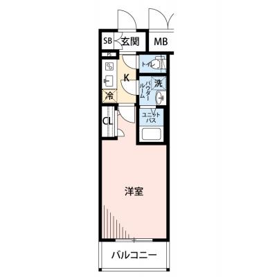 【🌿快適シーズン引越し応援キャンペーン🏡🌈】【禁煙🚭/テレワークに最適🌟無料高速Wi-Fi使い放題🎧】マイナビSTAY三宮旭通　1005の物件間取り図