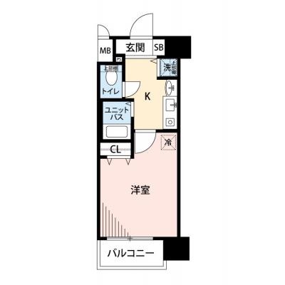 【60日以上の利用でお得🌈】【禁煙🚭/Wi-Fi無料🌐】マイナビSTAY大手前パークサイドⅡ　606の物件間取り図