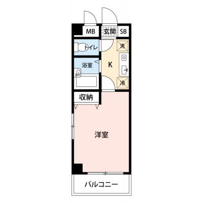 【🌿快適シーズン引越し応援キャンペーン🏡🌈】【禁煙🚭/テレワークに最適🌟無料高速Wi-Fi使い放題🎧】マイナビSTAYミライエ新橋5丁目　601の物件間取り図