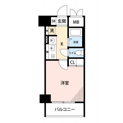 【🎉初期費用オフ｜お得なキャンペーン】【禁煙🚭】マイナビSTAYメゾン梅田　403の物件間取り図