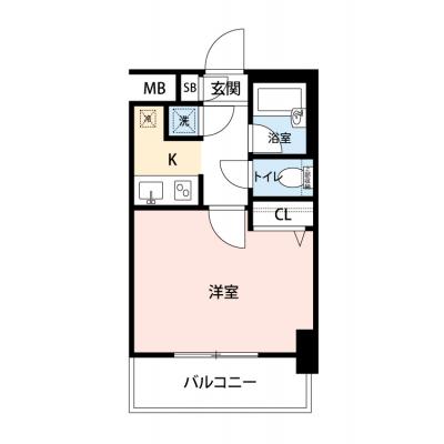 【🍡！秋の大感謝価格！🍡】【禁煙🚭/Wi-Fi無料🌐】マイナビSTAYミライエ芝浦Tokyo Bay　707の間取り図