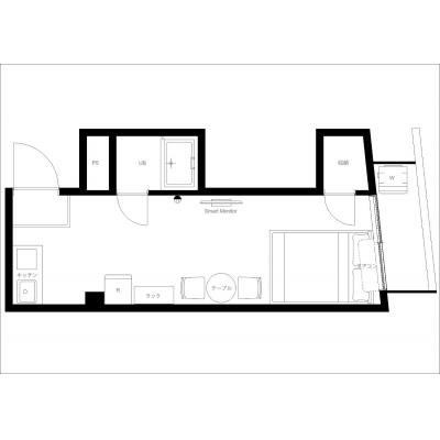池袋まで1駅&徒歩圏内/最寄り駅から徒歩3分/スーパー・コンビニ至近/エスカル椎名町201の物件間取り図